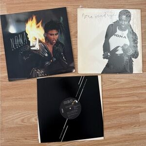 Nona Hendryx Vinyl Record Collection. Lot of 3 Vintage 70s & 80s